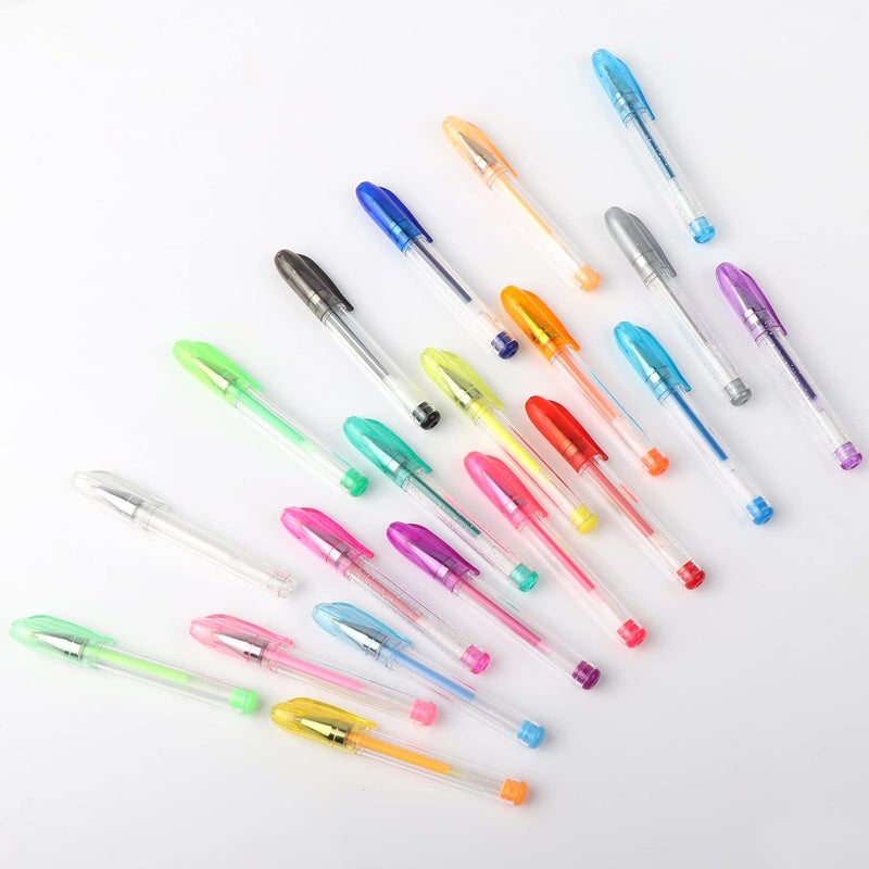 NIKO Gel Pen Mini 20 Glitter Colored Pens ï¼Œ1 Pack - Image 3